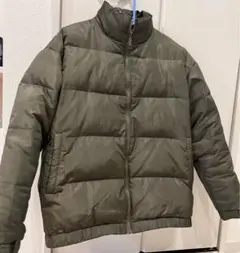 チャンピオン ダウンジャケット カーキ mサイズ
