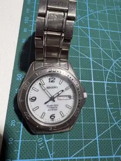 動作未　CITIZEN REGUNO ソーラー電波時 600839 GN-4-8