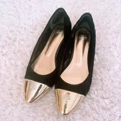 Rady黒 先金スエード調フラットシューズ Mサイズ