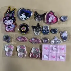 サンリオ　ボンボンドロップシール　　おはじきシール　おすそ分け