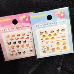 【送料込】Sanrio Characters ネイルシール 2枚セットのサムネイル