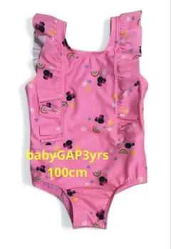 【GAP】3歳100cmミニー水着ピンクdisney水着スイムスーツ
