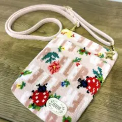 レア FEILER フェイラー✖️ファミリア コラボ スマホショルダーバッグ 