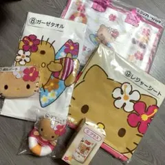 サンリオ 当たりくじ ハローキティ 日焼けキティ クリアトート他6点セット