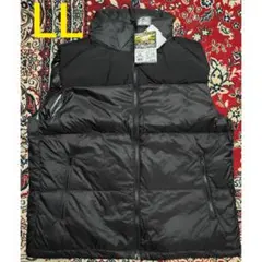 ワークマン リペアテック洗えるフュージョンダウンスタンドベスト ブラック LL