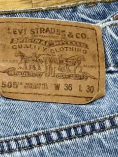 97年製　Levi's 505 ストレートデニム W36 L30