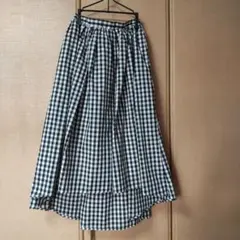 新品、未使用ナイスクラップ ギンガムチェックフレアースカート
