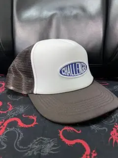 CHALLENGER トラッカーキャップ ホワイト/ブラウン