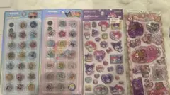 ば*ち様 キャラクターシール 4シートセット　サンリオ