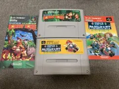 値下げ不可　SFC マリオカート、ドンキーコング　スーパーファミコン　ソフト
