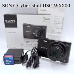 【SDカード付】SONY Cyber-shot DSC-WX300 箱付　黒のサムネイル