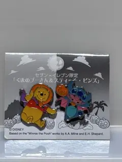 ディズニー くまのプーさん & スティッチ ピンバッジ