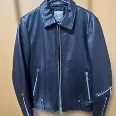 【美品】ナノユニバース レザージャケット ライダース 羊革