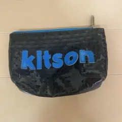 kitson キットソン ポーチ ブラック ブルー