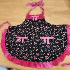 さくらんぼ柄エプロン　motherways
