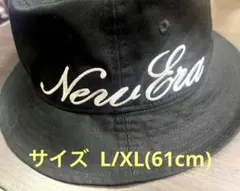 New Era バケットハット 黒