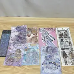 ステッカー　まとめ売り　女の子　ライン
