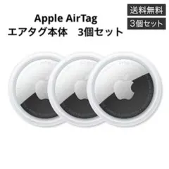 【新品】Apple AirTag エアタグ本体　3個セット アップルエアタグ