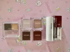 未使用ちふれCHIFURE アイシャドウ 口紅 リップ＆チークまとめてのサムネイル
