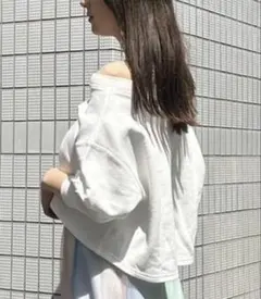 春服 MERCURYDUO ホワイト オフショル カットソー 新品未使用