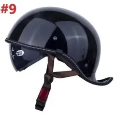 新製品 内蔵レンズ ハーレー 半キャップ ダックテール ハーフ