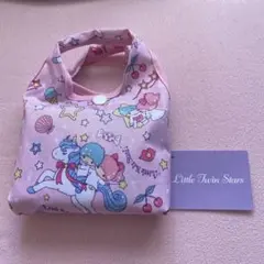サンリオ:キキ・ララ:Ｌｉｔｔｌｅ　Ｔｗｉｎ　ｓｔａｒｓエコバッグ