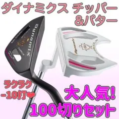 ★女子に嬉しい100切りセット★ ダイナミクス レディス チッパー & パターのサムネイル