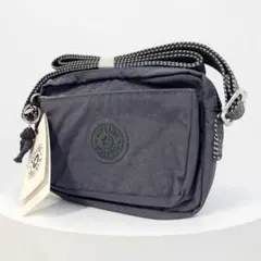 Kipling キプリング ABANU ショルダーバッグ グレー 未使用タグ付のサムネイル