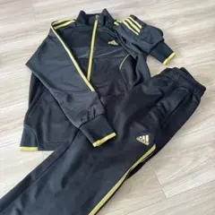 【専用】adidasジャージ上下 Sサイズ（カラー:黒×ゴールド）