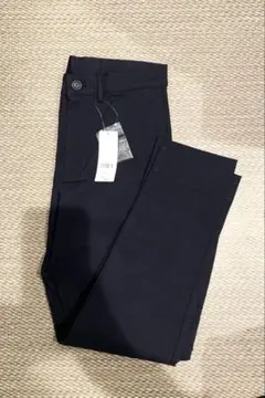 Global Work スゴラクストレッチスリムパンツ＋ウォーム　メンズネイビー