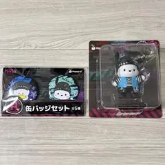 サンリオ　Happyくじ　A賞　H賞 フィギュア　缶バッジ ポチャッコ