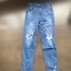 H&M ダメージデニム 36