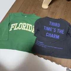 デビロック 西松屋 長袖Tシャツ 100cm 2枚セット まとめ売り しまむら