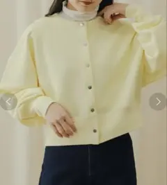 SENSE OF PLACE 2WAY ショート丈 アウター イエロー 美品