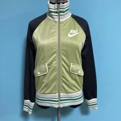 NIKE トラックジャケット オリーブグリーン　ナイキ　サイズS　155