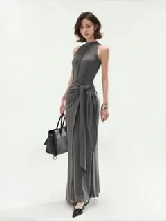 フレンチシンプル✭夏用タイトロングワンピ★デートにも最適