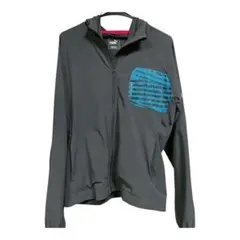 PUMA ナイロンジャケット グレー Sサイズ メンズ