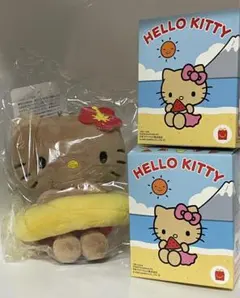 サンリオ　日焼けキティセット　マスコットキーホルダー