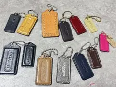 58点 大量 まとめ コーチ チャーム タグ キーリング タッセル y2k