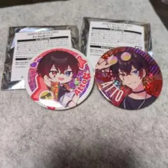 AMPTAK×COLORSあっと 缶バッジ 2個セット