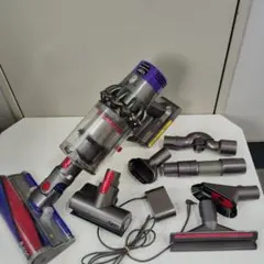 Dyson V10SV7パープル、アタッチメント、収納スタンド付き - メルカリ