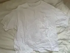 GU メンズ　ホワイト ポケット付き Tシャツ