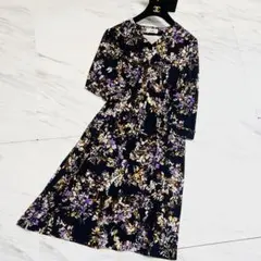 未使用級♡ Leilian 近年モデル ロングワンピース 13+ LL相当