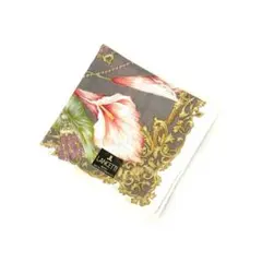 Y607-265　LANCETTI ランチェッティ 大判ハンカチ 花柄 綿のサムネイル