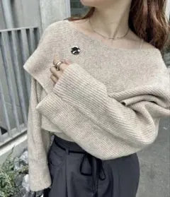 【mystic】クロスニットキャミset