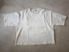 FORK&SPOON ペーパーニット半袖ニットTシャツ オフホワイト ドアーズのサムネイル
