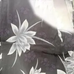 黒の花柄浴衣　3枚セット