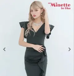 Tika キャバドレス ナイトドレス ブラック L