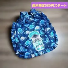 コヤンイサムチョン&猫ちゃんパネル ふっくら巾着袋フリル付き
