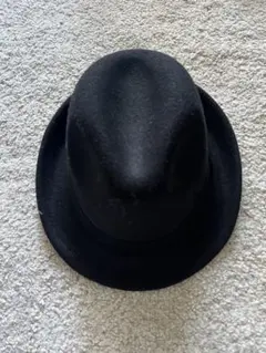 子供用 黒のハット(中折れ帽)